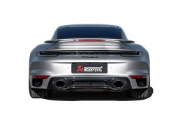 Echappement AKRAPOVIC Porsche 992 Turbo + S  OPF/FAP (2021+)- Silencieux à valves RACE