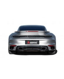 Echappement AKRAPOVIC Porsche 992 Turbo + S  OPF/FAP (2021+)- Silencieux à valves RACE