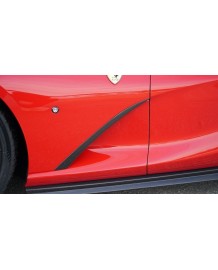 Inserts Latéraux Avant Carbone NOVITEC Ferrari 812 Superfast & GTS