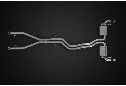 Echappement CAPRISTO BENTLEY Bentayga W12 (2016+) - Ligne Cat/Fap-Back à valves