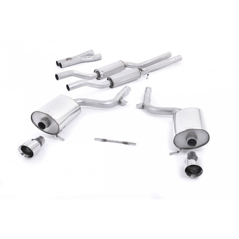 Ligne D'échappement Complète Pour Audi A4 B5 1.6 - Silencieux Avant/arrière - Neuf - Garantie 30 Mois