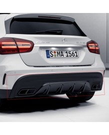 Diffuseur arrière + embouts échappements GLA45 AMG pour Mercedes GLA Pack AMG (X156) (2014-2019)