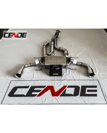 Echappement CENDE Exhaust Alfa Romeo Giulia 2.0T 200ch / 280ch + Q4 (2016-2018) - Ligne Cat-Back à valves