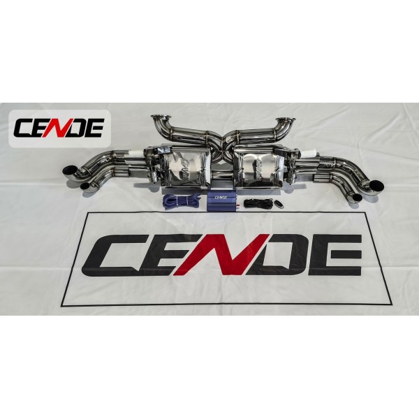 Echappement CENDE Exhaust Audi R8 V8 4.2 FSI 420cv (2007-2015) - Silencieux à valves