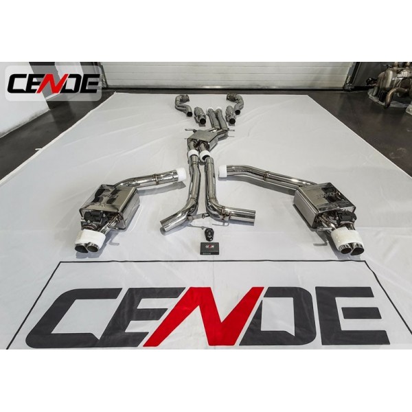 Echappement CENDE Exhaust Audi RS6 / RS7 (C7/C7.5) 4,0 TFSi (2013-2018)- Ligne Cat-Back à valves