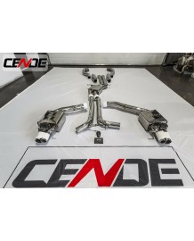 Echappement CENDE Exhaust Audi RS6 / RS7 (C7/C7.5) 4,0 TFSi (2013-2018)- Ligne Cat-Back à valves