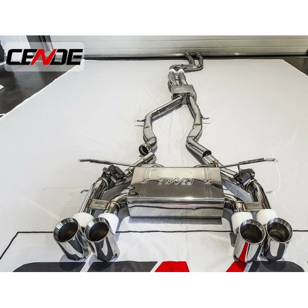 Echappement CENDE Exhaust BMW M4 F82/F83 & M3 F80 (2014-2018) - Ligne Cat-Back à valves