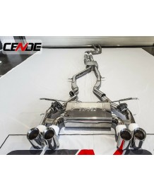 Echappement CENDE Exhaust BMW M4 F82/F83 & M3 F80 (2014-2018) - Ligne Cat-Back à valves