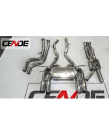Echappement CENDE Exhaust BMW M4 F82/F83 & M3 F80 (2014-2018) - Ligne Cat-Back à valves