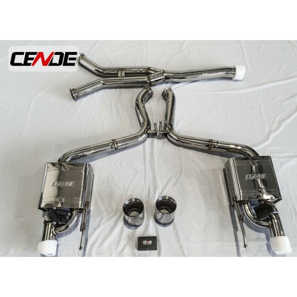 Echappement CENDE Exhaust Ford Mustang 2.3T EcoBoost MK6 (2015-2018) - Ligne Cat-Back à valves