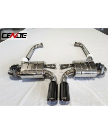 Echappement CENDE Exhaust Porsche 987.2 Boxster / Cayman (2009-2012) - Silencieux Cat-Back à valves