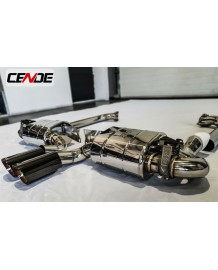 Echappement CENDE Exhaust Porsche 987.2 Boxster / Cayman (2009-2012) - Silencieux Cat-Back à valves