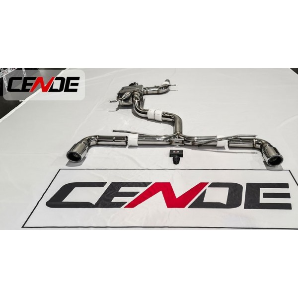 Echappement CENDE Exhaust VW Golf 6 GTi (2009-2012) - Ligne Cat-Back à valves