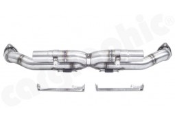 Echappement CARGRAPHIC Porsche 911 Carrera / S / GTS 997.2 (2009-2012) - X-pipe Central