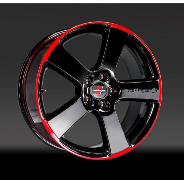 4 Jantes OETTINGER 8,5x19" ET50 RXX RedLine pour Audi & VW