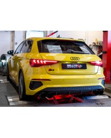 Ligne d'échappement FAP-Back à valves MILLTEK Audi S3 2,0 TFSI Quattro Sportback 310ch 8Y (2020+)(Homologuée/Sorties Rondes)