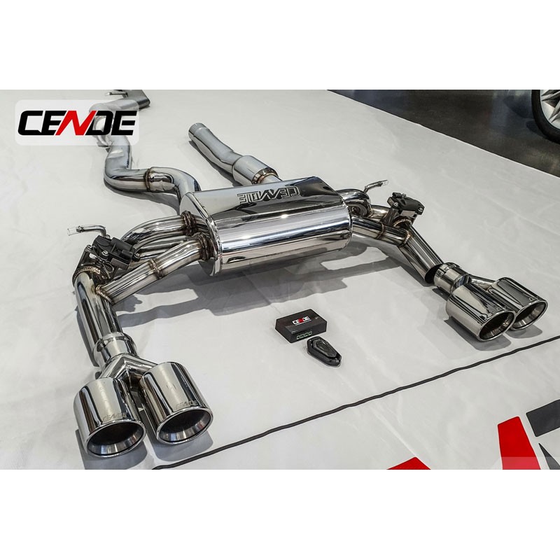 Echappement CENDE BMW 335i F30 (N55) Ligne CatBack valves
