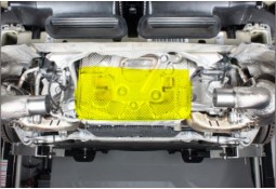 Lèvre arrière Titane AKRAPOVIC Porsche 992 Turbo + S OPF/FAP (2021+)