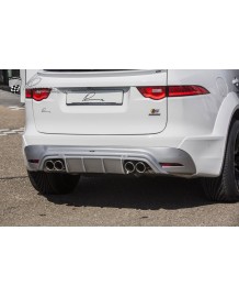 Diffuseur arrière + embouts d'échappement LUMMA DESIGN pour Jaguar F-PACE S model (2016+)