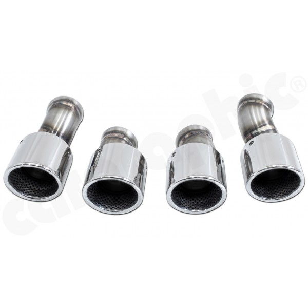 Embouts d'échappement Chrome CARGRAPHIC Porsche Panamera 970.1 MK1 (2009-2013) Embouts d'échappement Chrome CARGRAPHIC Porsche Panamera 970.1 MK1 (2009-2013)