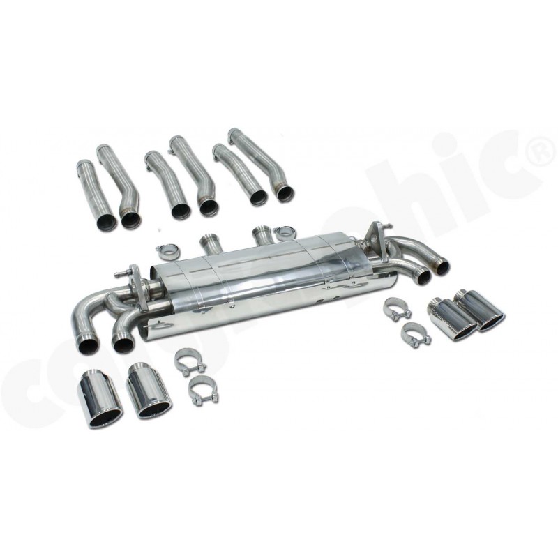 Echappement inox Porsche Cayenne S Hybrid 958 CARGRAPHIC SupRcars®