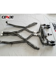 Echappement CENDE Exhaust BMW X5M / X6M  4,4 V8 E70/E71 (2010-2013) - Ligne Cat-Back à valves