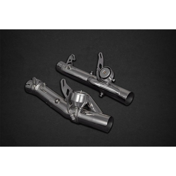 Silencieux d'échappement inox à valves CAPRISTO pour FERRARI F8 Tributo & Spider (Racing)