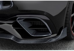 Inserts de pare-chocs avant carbone BRABUS Mercedes Classe E63 S AMG Facelift (W213)(07/2020+)