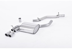 Echappement MILLTEK Audi A3 3,2 V6 Quattro 8P (2003-2012)- Ligne Cat-Back Racing