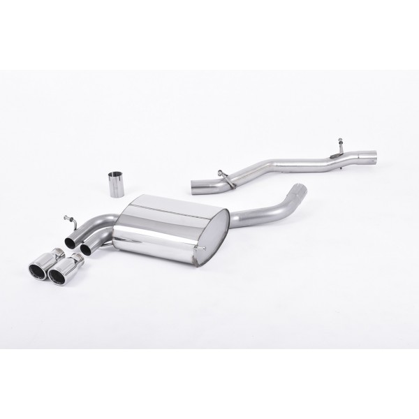 Echappement MILLTEK Audi A3 3,2 V6 Quattro 8P (2003-2012)- Ligne Cat-Back Racing