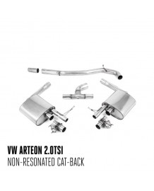 Ligne d'échappement Cat/Fap-Back à valves MILLTEK VW Arteon 2.0 TSI 280Ch 4Motion avec/sans FAP (2017-2019)(2019+)(Race)