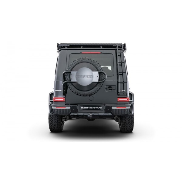 Support de roue de secours + cache en carbone BRABUS ADVENTURE Mercedes G350d G400d G500 G63 AMG W463A (2018+)