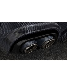 Diffuseur arrière Carbone + échappement BRABUS Mercedes GLS63 AMG X167 (2019+)