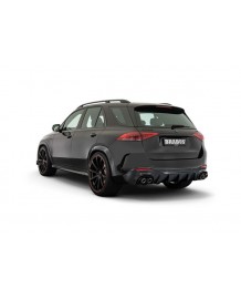 Diffuseur arrière Carbone + échappement BRABUS Mercedes GLE63 AMG SUV V167 (2019+)