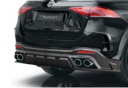 Diffuseur Carbone + Embouts d'échappement MANSORY pour Mercedes GLE53/63 AMG & GLE Pack AMG SUV (V167)(2020+)