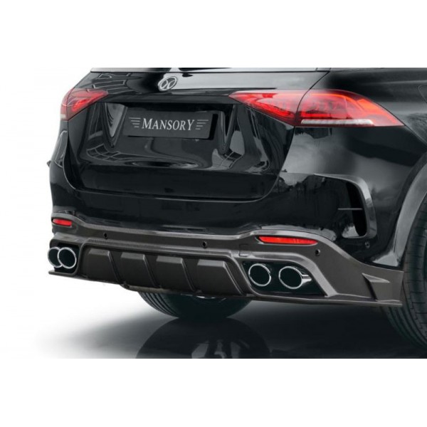 Diffuseur Carbone + Embouts d'échappement MANSORY pour Mercedes GLE53/63 AMG & GLE Pack AMG SUV (V167)(2020+)