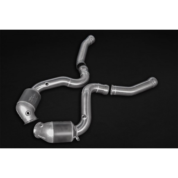 Downpipe + Catalyseurs sport CAPRISTO Mercedes C63 AMG (W/S/C 205) (2015+)(2019+)