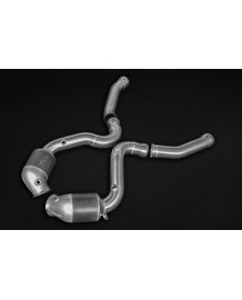 Downpipe + Catalyseurs sport CAPRISTO Mercedes C63 AMG (W/S/C 205) (2015+)(2019+)