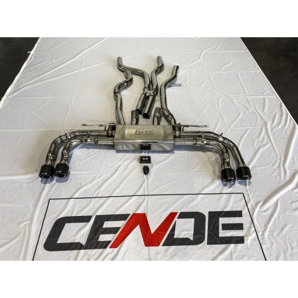 Echappement CENDE Exhaust Porsche Cayenne 958 3,0l V6 (2010-2017)- Ligne Cat-Back à valves