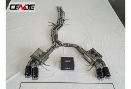 Echappement CENDE Exhaust Porsche Macan 3,0 S / 3,0 GTS / 3,6 Turbo (2014+)(2019+)- Ligne Cat/Fap-Back à valves