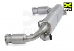 Silencieux + catalyseurs SuperSport EVOX Inox Porsche 996 Turbo