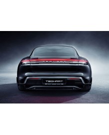 Lettrage "Techart" arrière TECHART Porsche TAYCAN + 4S + Turbo + Turbo S