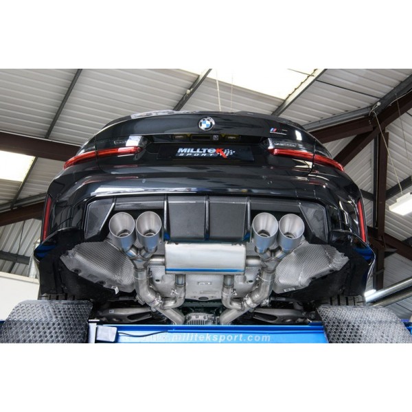 Silencieux d'échappement inox MILLTEK BMW M4 G82 G83 / M3 G80 + Competition FAP (2020+)(Homologué) Silencieux d'échappement inox MILLTEK BMW M4 G82 G83 / M3 G80 + Competition FAP (2020+)(Homologué)
