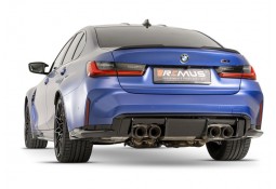 Echappement inox REMUS BMW M4 G82 / M3 G80 G81+ Competition (2021+)-Ligne Fap-Back à valves Racing