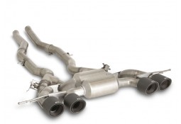 Echappement inox REMUS BMW M4 G82 / M3 G80 G81+ Competition (2021+)-Ligne Fap-Back à valves Racing