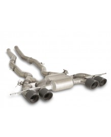 Echappement inox REMUS BMW M4 G82 / M3 G80 G81+ Competition (2021+)-Ligne Fap-Back à valves Racing