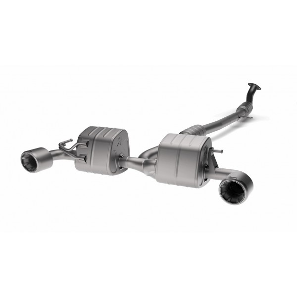 Echappement AKRAPOVIC TOYOTA GR YARIS 1,6 T (2021+)- Ligne Cat-Back