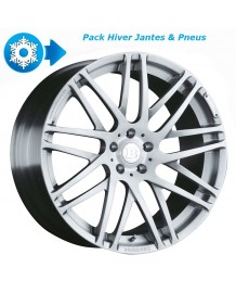 Pack HIVER jantes et pneus BRABUS Monoblock F Platinum en 11x23" pour Mercedes GLS (X 167) et Classe G (W 463A)