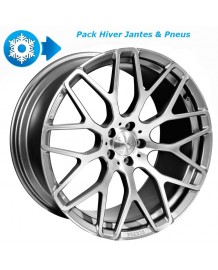 Pack HIVER jantes et pneus BRABUS Monoblock Y Platinum en 9/10,5x21" pour Mercedes Classe S (W/V 223)