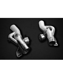 Echappement Inox CAPRISTO Ferrari 488 GTB / Spider / GTS - Silencieux racing à valves